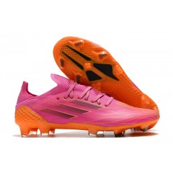 Scarpe da Calcio adidas X Speedflow.1 FG Rosa Arancio