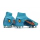 Nike Mercurial Superfly VIII Elite SG-Pro AC Blu Cloro Arancione Laser Marina