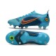 Nike Mercurial Vapor XIV Elite SG Anti-Clog Blu Cloro Arancione Laser Marina