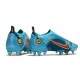 Nike Mercurial Vapor XIV Elite SG Anti-Clog Blu Cloro Arancione Laser Marina