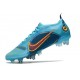 Nike Mercurial Vapor XIV Elite SG Anti-Clog Blu Cloro Arancione Laser Marina