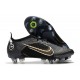 Nike Mercurial Vapor XIV Elite SG Anti-Clog Nero Oro Metallico Argento