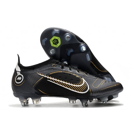 Nike Mercurial Vapor XIV Elite SG Anti-Clog Nero Oro Metallico Argento