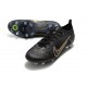 Nike Mercurial Vapor XIV Elite SG Anti-Clog Nero Oro Metallico Argento