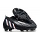 Scarpe Calcio adidas Predator Edge+ FG Nero Core Bianco Rosso Vivido