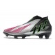 Scarpe Calcio adidas Predator Edge+ FG Argento Nero Rosa