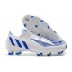 adidas Predator Edge.1 L FG Nuovo Bianco Hi Res Blu Bianco