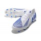 adidas Predator Edge.1 L FG Nuovo Bianco Hi Res Blu Bianco