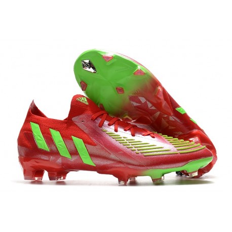 adidas Predator Edge.1 L FG Nuovo Rosso Verde