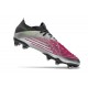 adidas Predator Edge.1 L FG Nuovo Argento Nero Rosa