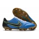 Nike Tiempo Legend IX Elite FG Scarpe Blu Nero