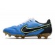 Nike Tiempo Legend IX Elite FG Scarpe Blu Nero