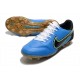 Nike Tiempo Legend IX Elite FG Scarpe Blu Nero