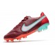 Nike Tiempo Legend IX Elite FG Scarpe Team Rosso Bianco Ibisco Mistico