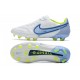 Nike Tiempo Legend IX Elite FG Scarpe Bianco Blu