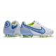 Nike Tiempo Legend IX Elite FG Scarpe Bianco Blu