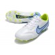 Nike Tiempo Legend IX Elite FG Scarpe Bianco Blu