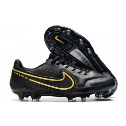 Nike Tiempo Legend IX Elite FG Nero Metallic Grigio Scuro Antracite