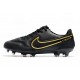 Nike Tiempo Legend IX Elite FG Nero Metallic Grigio Scuro Antracite