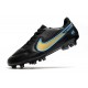 Nike Tiempo Legend IX Elite FG Scarpe Nero Oro Blu