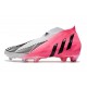 Scarpe Calcio adidas Predator Edge+ FG Rosa Solare Nero Bianco