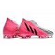 Scarpe Calcio adidas Predator Edge+ FG Rosa Solare Nero Bianco