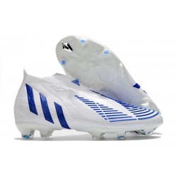 Scarpe Calcio adidas Predator Edge+ FG Bianco Hi Res Blu