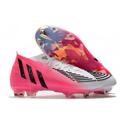 adidas Predator Edge.1 FG Nuovo Rosa Solare Nero Bianco