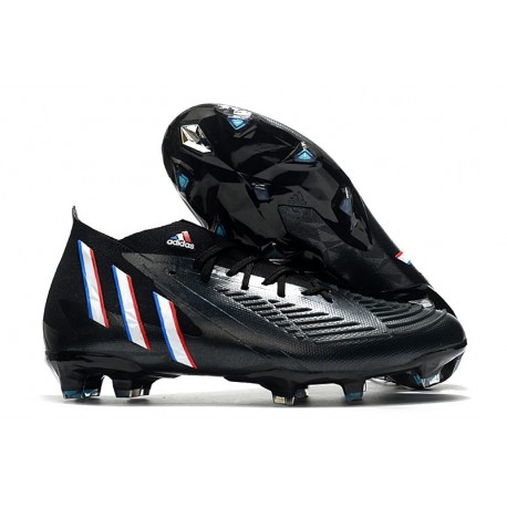 adidas Predator Edge.1 FG Nuovo Nero Core Bianco Rosso Vivido