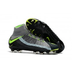 Nike Air Max Scarpini da Calcio Hypervenom Phantom 3 DF FG - Grigio Verde