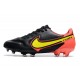 Nike Tiempo Legend IX Elite FG Scarpe Nero Giallo Rosso