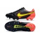 Nike Tiempo Legend IX Elite FG Scarpe Nero Giallo Rosso