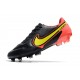 Nike Tiempo Legend IX Elite FG Scarpe Nero Giallo Rosso