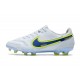 Nike Tiempo Legend IX Elite FG Scarpe Bianco Blu