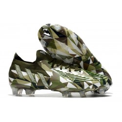 adidas Predator Edge.1 L FG Nuovo Focu Oliva Argento Metallico Magic Lime