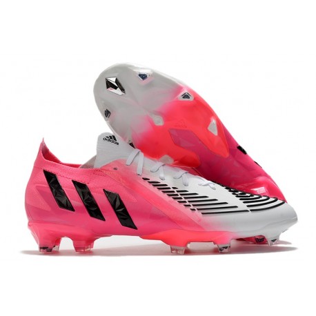 adidas Predator Edge.1 L FG Nuovo Rosa Solare Nero Bianco