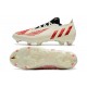 adidas Predator Edge.1 L FG Nuovo Bianco Off Rosso Vivido Oro Metallico