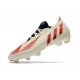 adidas Predator Edge.1 L FG Nuovo Bianco Off Rosso Vivido Oro Metallico