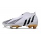 Scarpe Calcio adidas Predator Edge+ FG Bianco Oro Nero