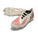 adidas Predator Edge.1 FG Nuovo Bianco Off Rosso Vivido Oro Metallico