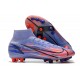 Nike Mercurial Superfly VIII Elite AG Pro Mbappe Thistle Chiaro Argento Metallico