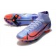 Nike Mercurial Superfly VIII Elite AG Pro Mbappe Thistle Chiaro Argento Metallico