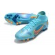 Nike Mercurial Superfly VIII Elite AG Pro Blu Cloro Arancione Marina