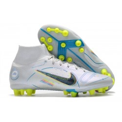 Nike Mercurial Superfly VIII Elite AG Pro Grigio Calcio Blu Nerastro