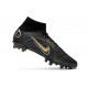 Nike Mercurial Superfly VIII Elite AG Pro Nero Oro Metallico Argento