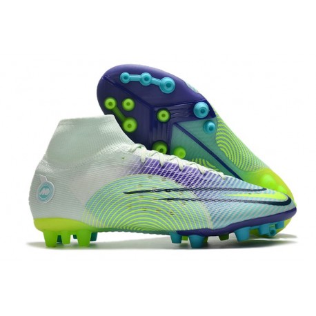 Nike Mercurial Superfly VIII Elite AG Pro Dream Speed Verde Orzo Volt Electro Viola