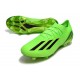 adidas X Speedportal .1 FG Scarpa Verde Solare Nero Core Giallo Solare