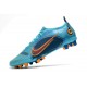 Nike Mercurial Vapor XIV Elite AG-Pro Blu Cloro Arancione Laser Marina