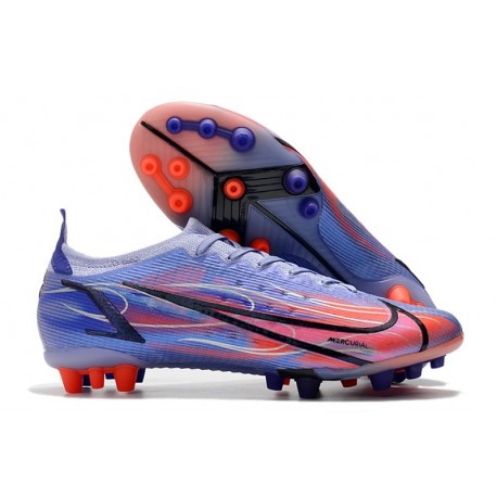 Nike Mercurial Vapor XIV Elite AG-Pro Mbappe Thistle Chiaro Argento Metallico