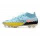 Nike Phantom Gt 2 Elite DF FG Glacier Ice Nero Giallo Strike